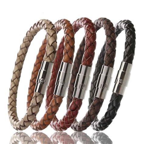 unisex leather bracelets